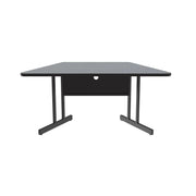 Correll CS3060TR Computer Table, 2 - 3 Chairs - Gray Granite