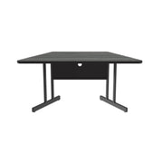 Correll CS3060TR Computer Table, 6 Chairs - New England Driftwood