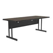 Correll CS3072 Computer Table, 6 - 8 Chairs - Walnut