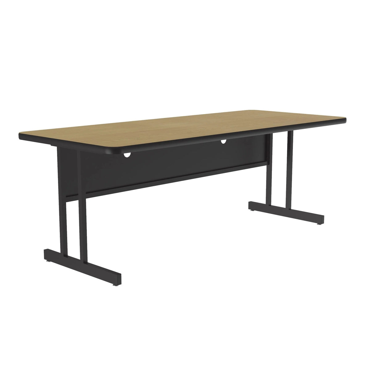 Correll CS3072 Computer Table, 6 - 8 Chairs - Fusion Maple