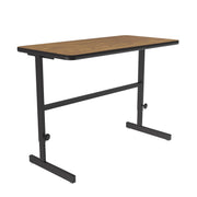 Correll CST2448 Work Station, 24" x 48" - Medium Oak