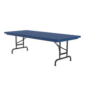 Correll RA3060 Folding Table, 30" x 60" - Blue