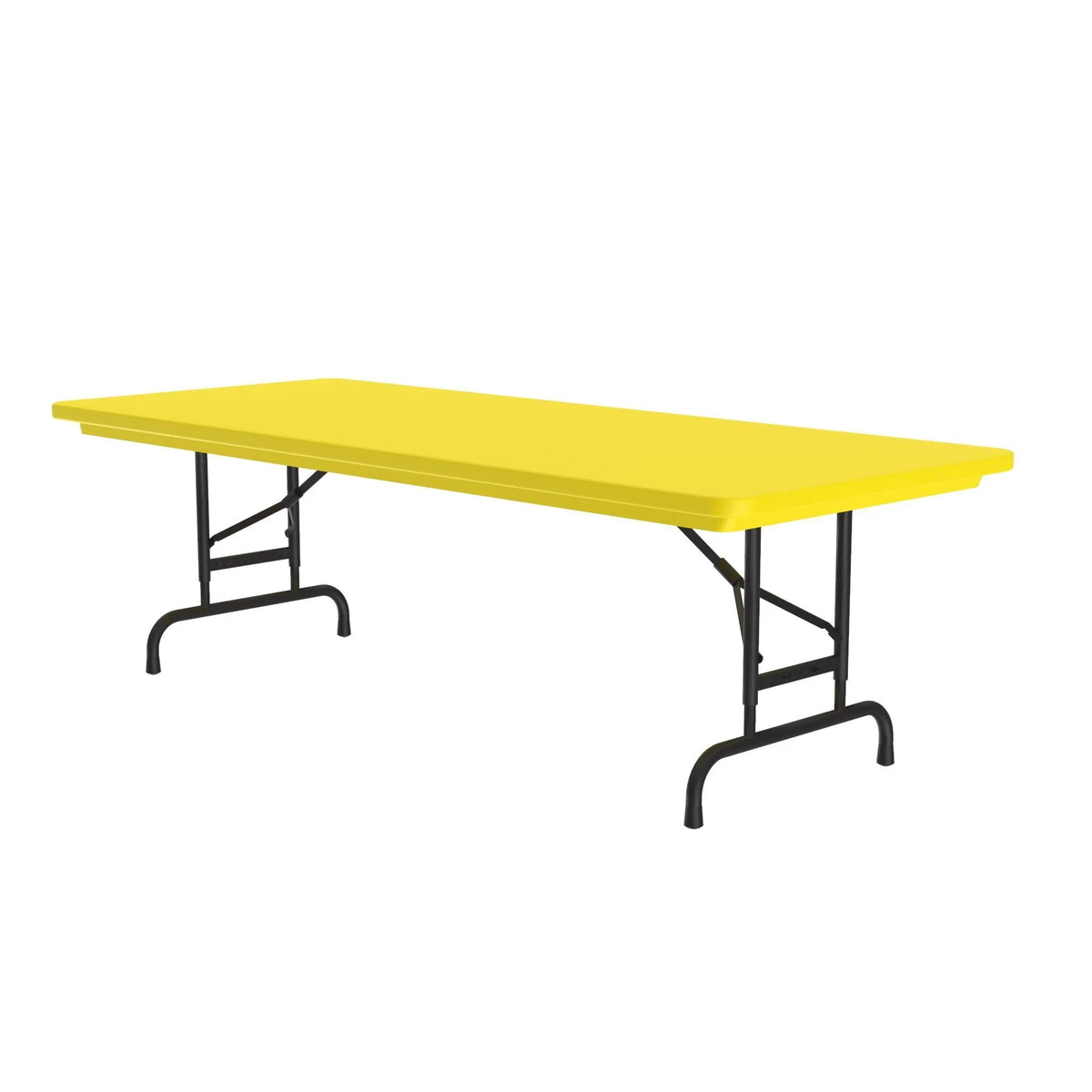 Correll RA3060 Folding Table, 30" x 60" - Yellow