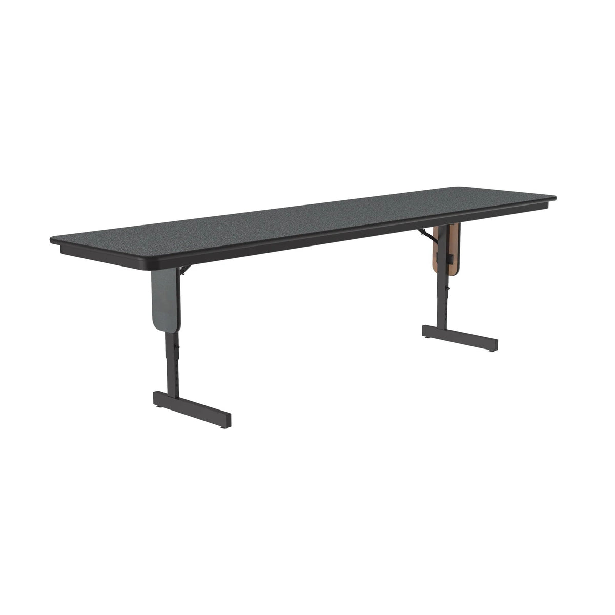 Correll Seminar Table, 22 - 30" High, Gray - 24" x 60"