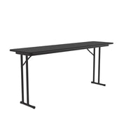 Correll Seminar Table, 29" High, Black - 18" x 60"