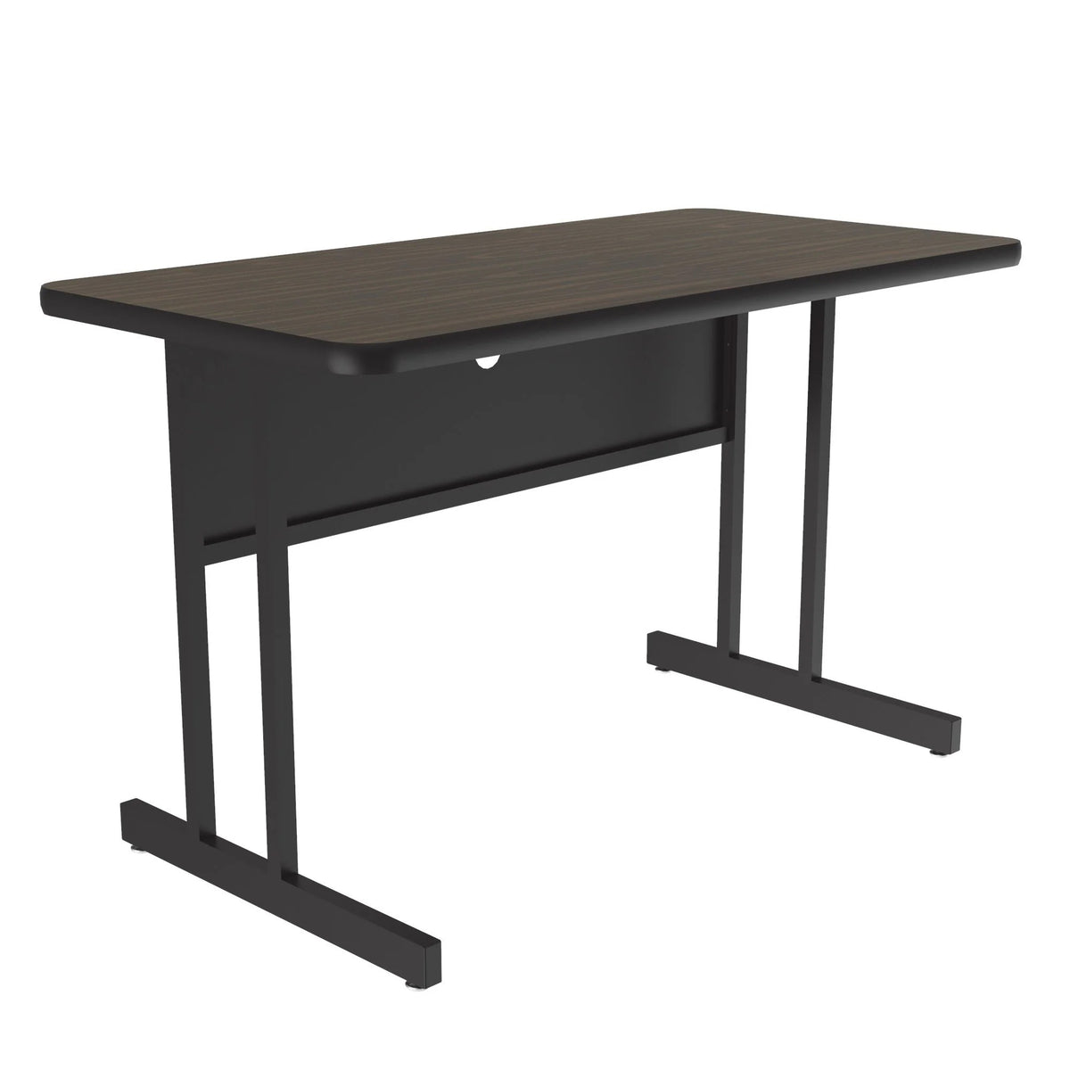Correll WS2448 Computer Table, 24" x 48" - Walnut