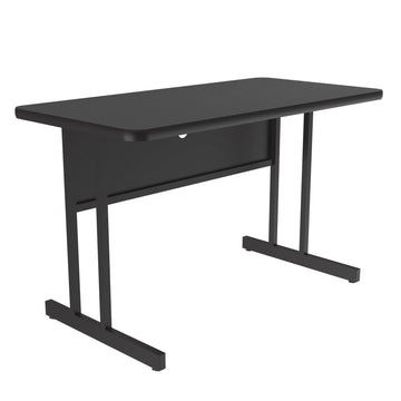 Correll WS2448 Computer Table, 24" x 48" - Black Granite