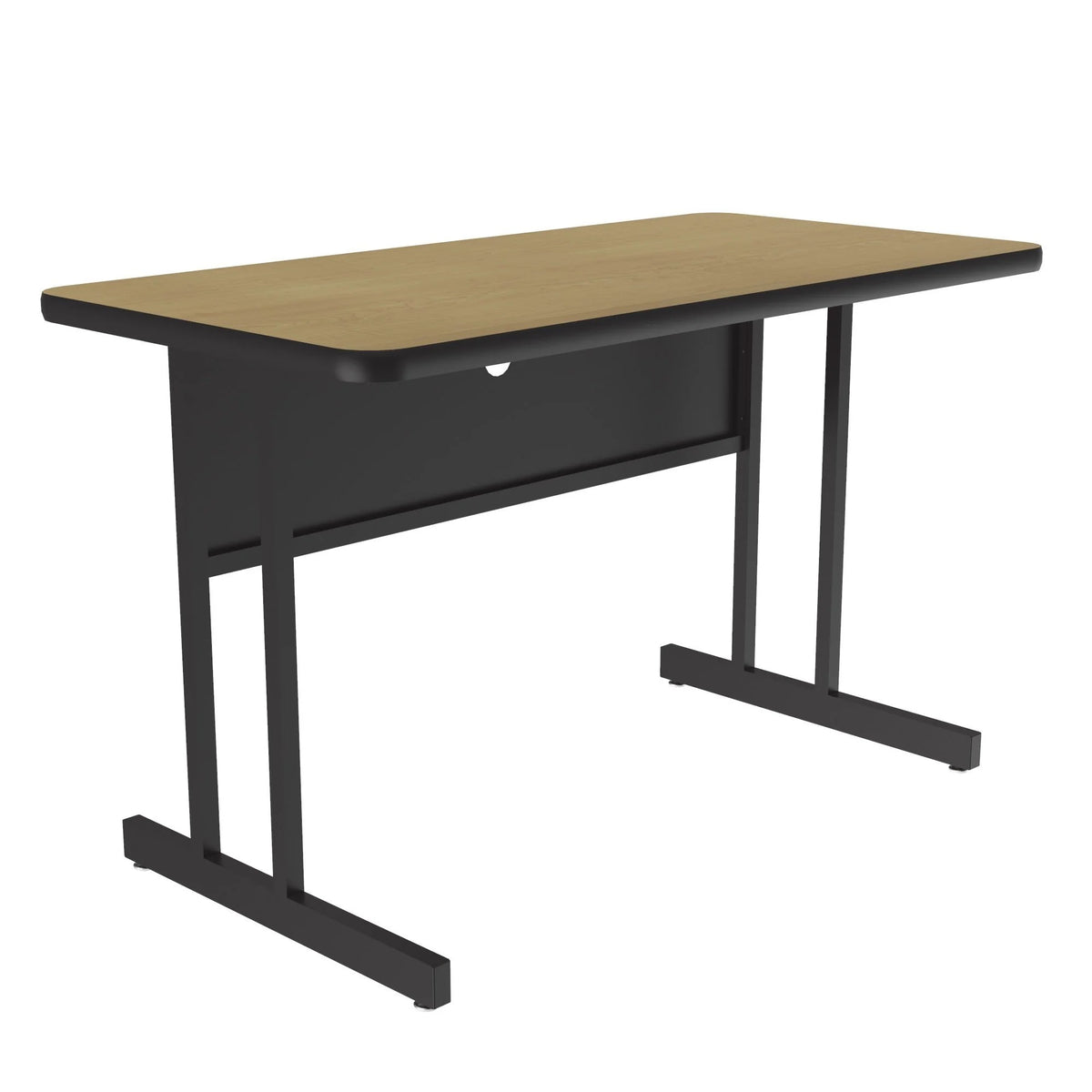 Correll WS2448 Computer Table, 24" x 48" - Fusion Maple