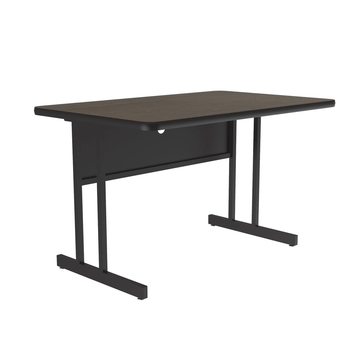 Correll WS3048 Computer Table, 30" x 48" - Walnut