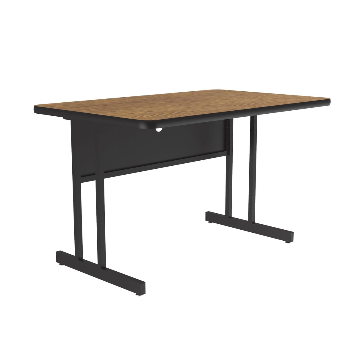 Correll WS3048 Computer Table, 30" x 48" - Medium Oak