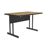 Correll WS3048 Computer Table, 30" x 48" - Fusion Maple