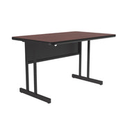 Correll WS3048 Computer Table, 30" x 48" - Mahogany