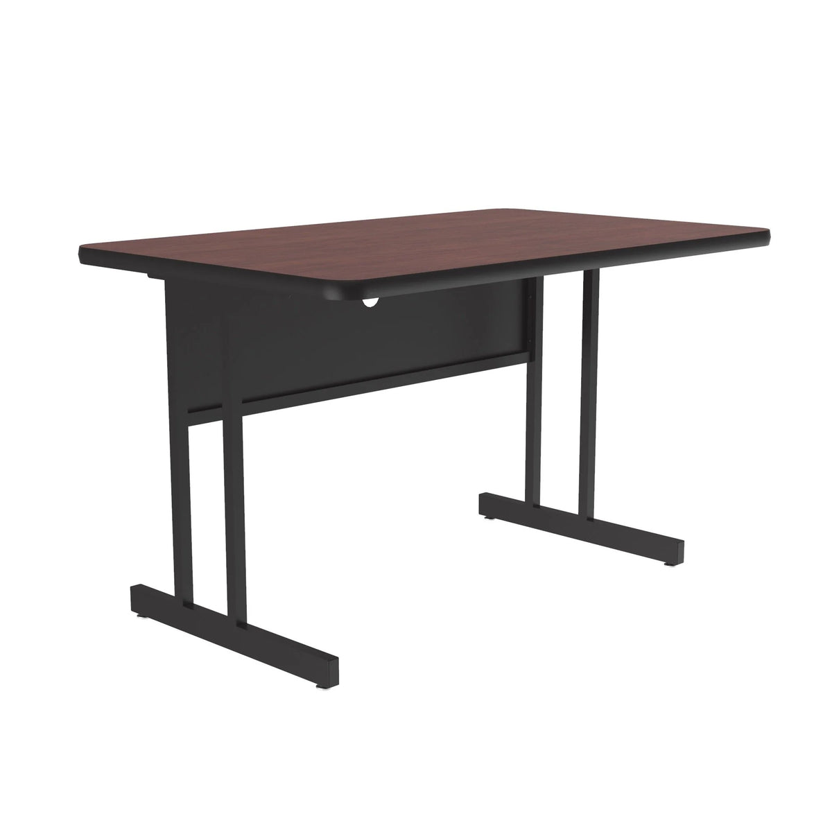 Correll WS3048 Computer Table, 30" x 48" - Mahogany