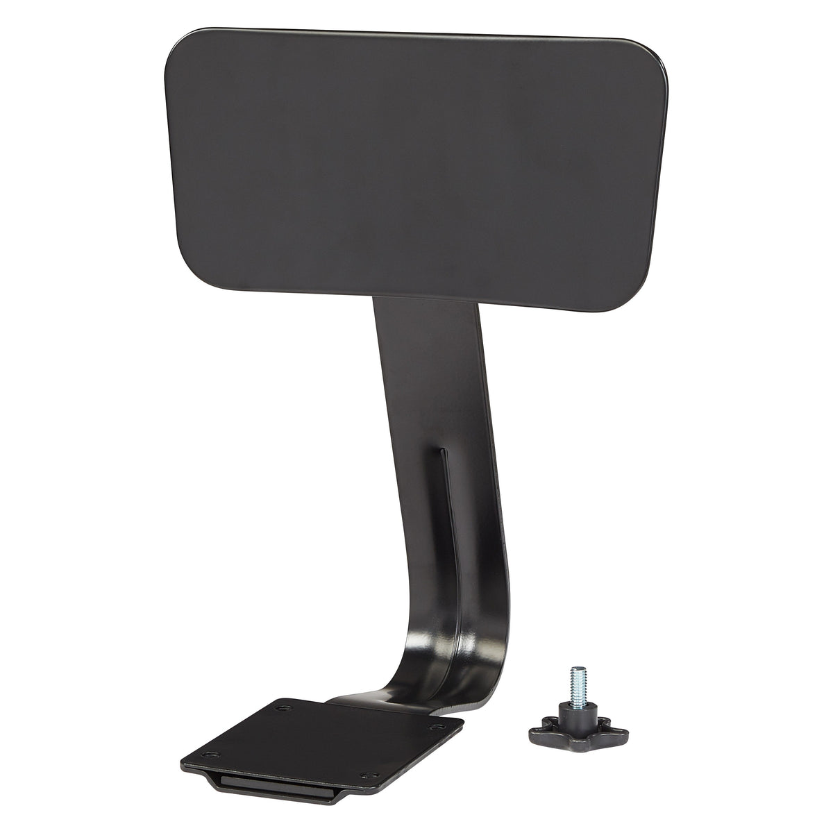 National Public Seating 6200-B-10 Steel Backrest, 6" x 12", Black - Default Title