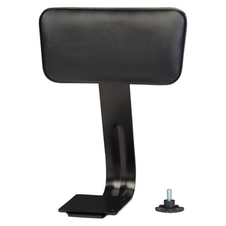 National Public Seating 6400-B-10 Backrest, 6" x 12", Black - Default Title