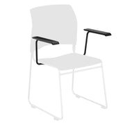 National Public Seating Chair, 19" Wide - Black