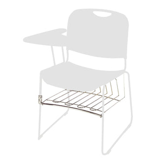 National Public Seating BR85 Book Basket, Silver - Default Title