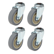 National Public Seating CC84 Colson Caster Set, 325 lb. Capacity, 4/Set - Default Title