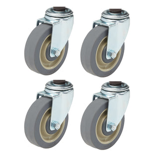 National Public Seating CC84 Colson Caster Set, 325 lb. Capacity, 4/Set - Default Title