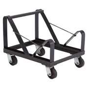 National Public Seating DY85 Steel Chair Dolly, 40 Chairs, Black - Default Title