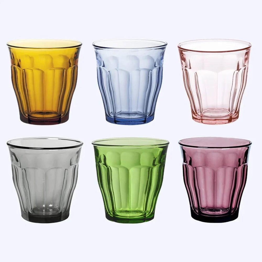 Duralex 1027SR06A11SB Picardie Glass Tumbler, 8.38 oz., Blue, 48/Case - Default Title