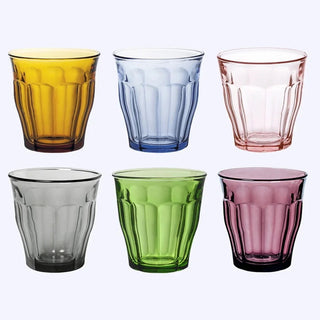 Duralex 1027SR06A11SB Picardie Glass Tumbler, 8.38 oz., Blue, 48/Case - Default Title