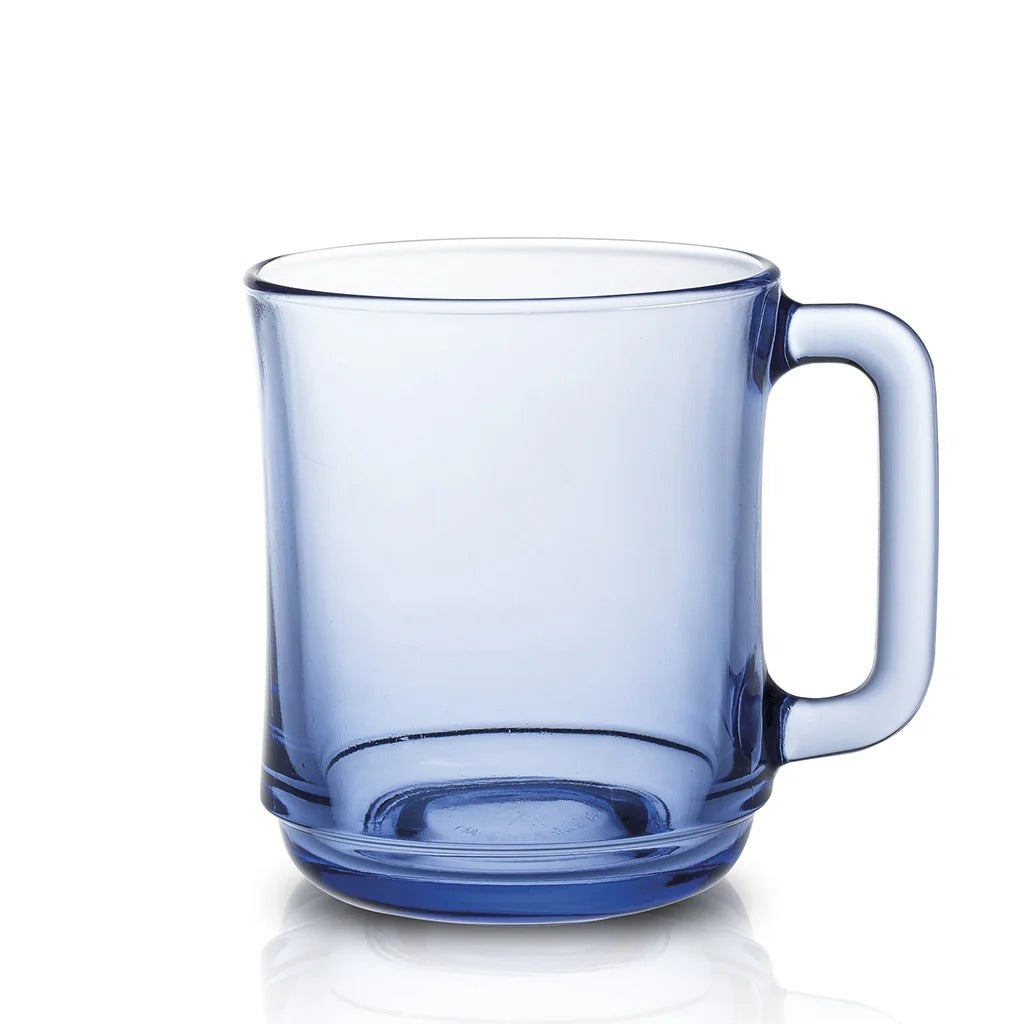 Duralex Lys Glass Mug, 10.38 oz. - Clear