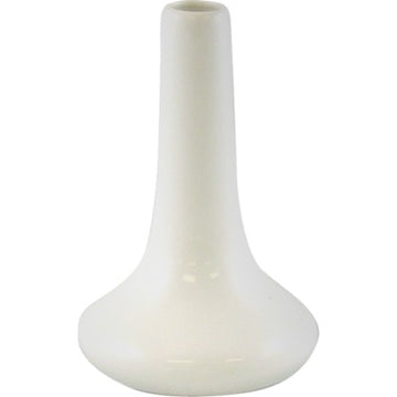 International Tableware BV-1 Pacific Stoneware Bud Vase, 5 3/8" High, White, 48/Case - Default Title