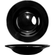 International Tableware CA-3 Cancun Stoneware Soup Bowl, 10 oz., 24/Case - Black
