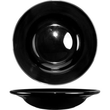 International Tableware CA-3 Cancun Stoneware Soup Bowl, 10 oz., 24/Case - Black