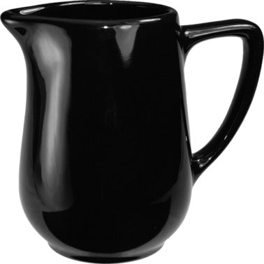 International Tableware CA-60 Cancun Stoneware Creamer, 13 oz., 36/Case - Black
