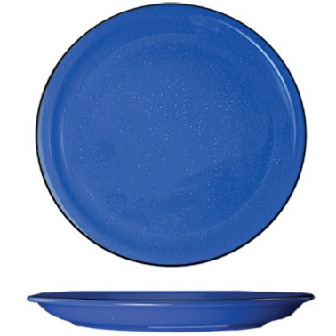 International Tableware CFN Campfire Stoneware Plate, Blue - 10 1/2"
