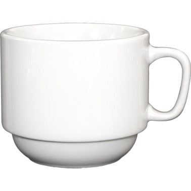 International Tableware DO-23 Dover Porcelain Cup, 8.5 oz., White, 36/Case - Default Title