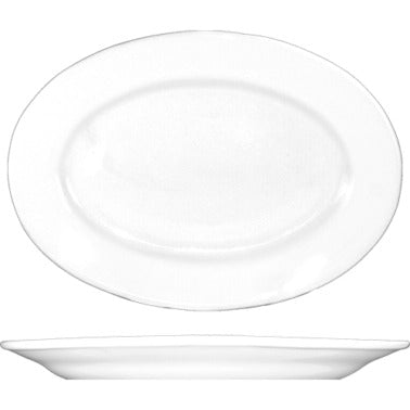 International Tableware Dover Porcelain Platter, White - 7 1/8"