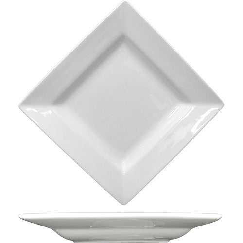 International Tableware EL-2 Elite Porcelain Saucer, 5 7/8" x 5 7/8", 36/Case - Default Title