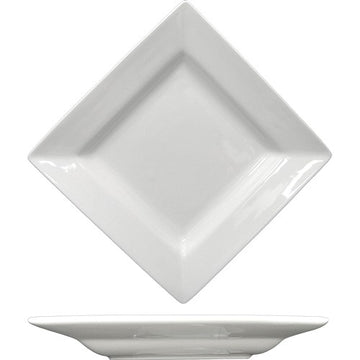 International Tableware EL-2 Elite Porcelain Saucer, 5 7/8" x 5 7/8", 36/Case - Default Title