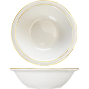 International Tableware FL-1 Florentine Stoneware Cup, 7 oz., Ivory, 36/Case - Default Title