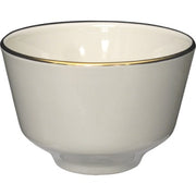 International Tableware FL-4 Florentine Stoneware Bouillon, 7.25 oz., Ivory, 36/Case - Default Title