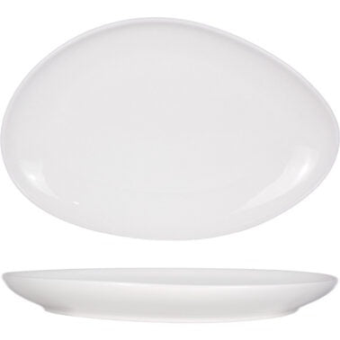 International Tableware Glacier Porcelain Platter, 12/Case - 11 1/2"