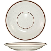 International Tableware GR-2 Granada Stoneware Saucer, 5 1/2" Diameter, 36/Case - Default Title