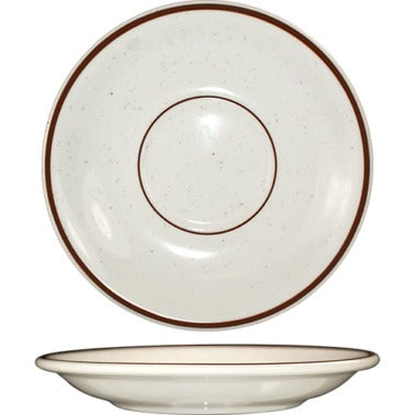 International Tableware GR-2 Granada Stoneware Saucer, 5 1/2" Diameter, 36/Case - Default Title