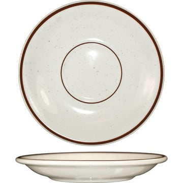 International Tableware GR-2 Granada Stoneware Saucer, 5 1/2" Diameter, 36/Case - Default Title
