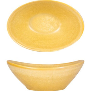 International Tableware HT-11 Hearth Stoneware Soup Bowl, 11 oz., 36/Case - Yellow