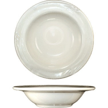 International Tableware NP-11 Newport Stoneware Fruit Bowl, 5 oz., Ivory, 36/Case - Default Title