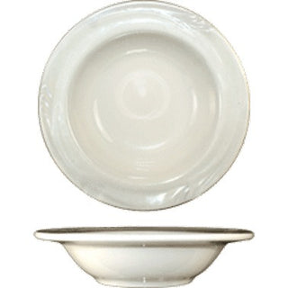 International Tableware NP-11 Newport Stoneware Fruit Bowl, 5 oz., Ivory, 36/Case - Default Title