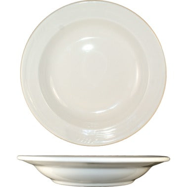 International Tableware NP-3 Newport Stoneware Soup Bowl, 12 oz., Ivory, 24/Case - Default Title