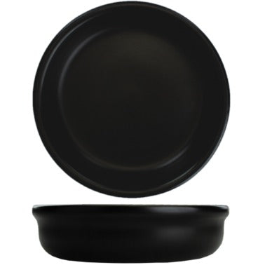 International Tableware OB-55-B Coal Stoneware Creme Brulee Dish, 8 oz., Black, 12/Case - Default Title