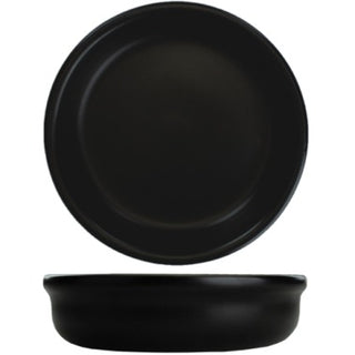 International Tableware OB-55-B Coal Stoneware Creme Brulee Dish, 8 oz., Black, 12/Case - Default Title