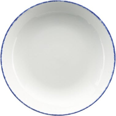 International Tableware PR-110 Provincial Porcelain Bowl, 40 oz., 12/Case - Blue White