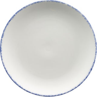 International Tableware PR-16 Provincial Porcelain Plate, 10" Diameter, 24/Case - Blue White